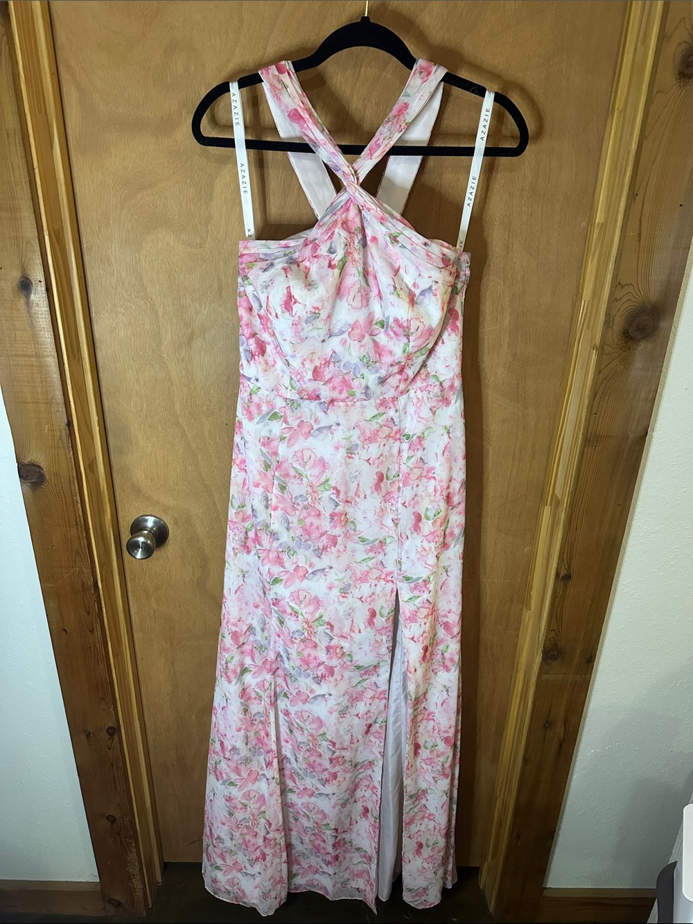 Azazie Blush Pink Bridesmaid Gown